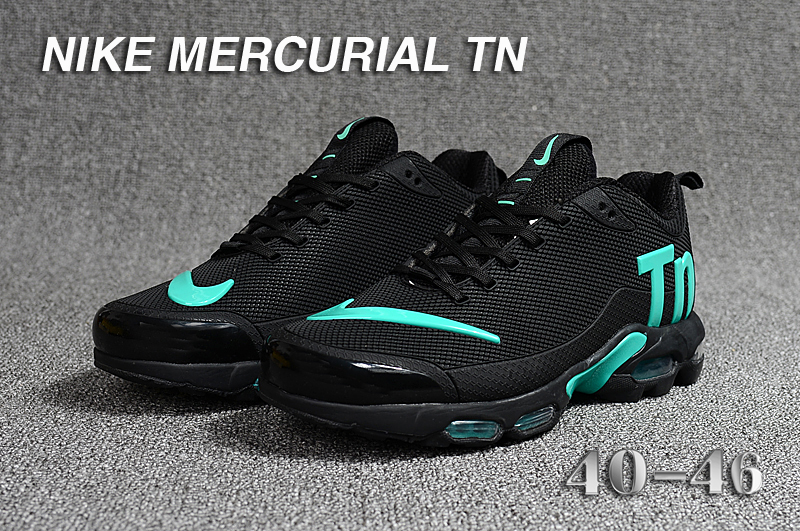 Nike Air Max Mercurial TN Black Jade Shoes - Click Image to Close